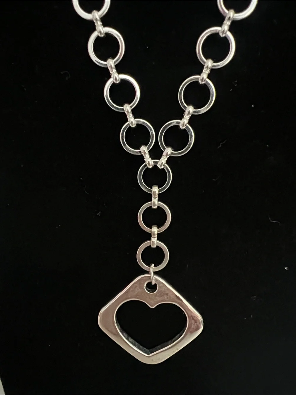 Vintage shiny silver